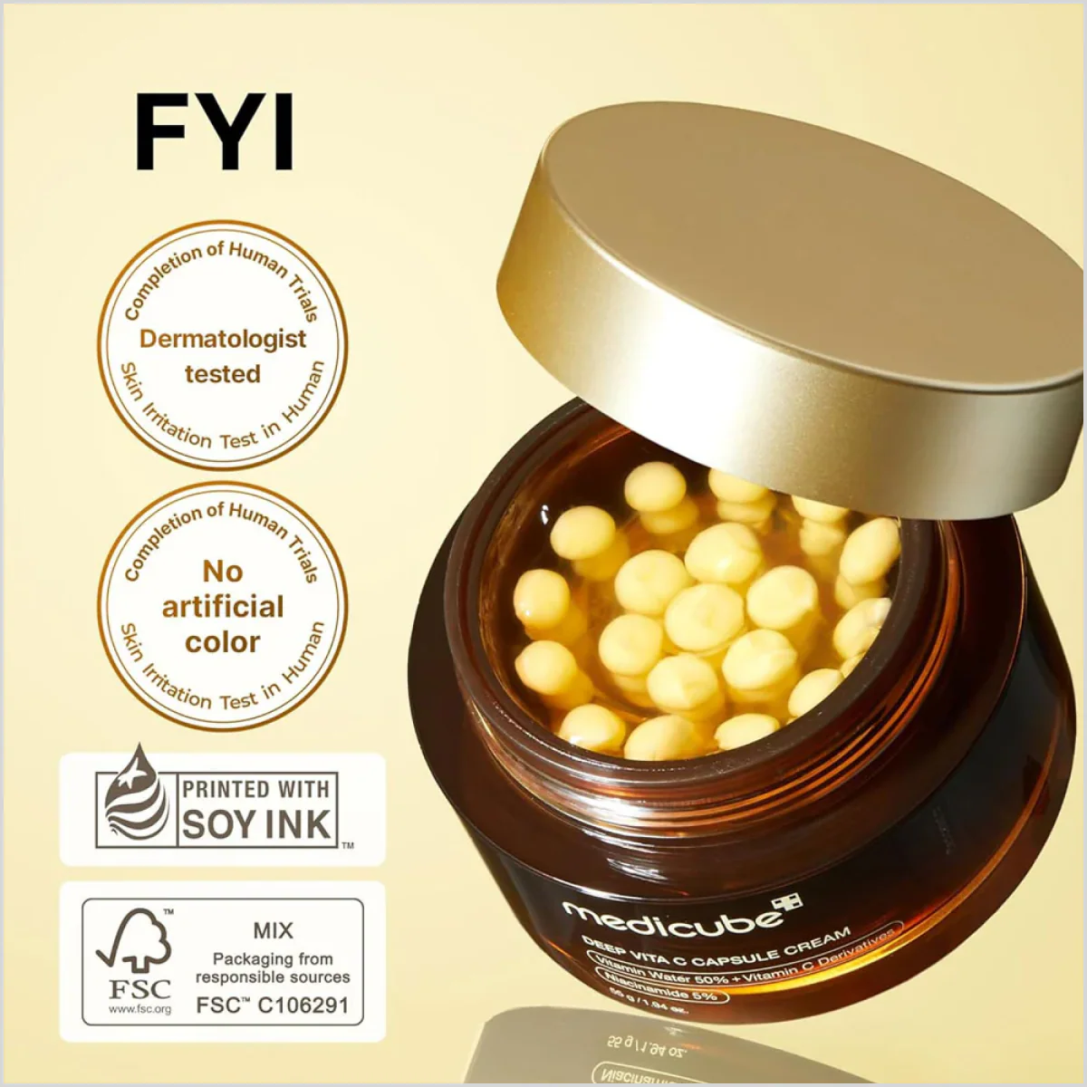 Medicube Deep Vita C Capsule Cream - 55g