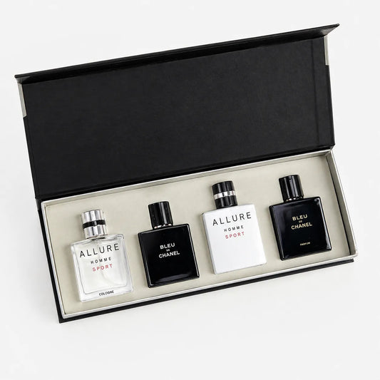 Chanel Fragrance Discovery Set for Men | Bleu de Chanel & Allure Homme Sport Gift Box