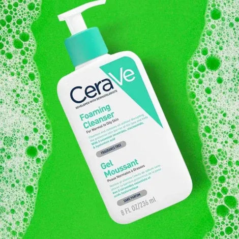 CeraVe Foaming Cleanser – Daily Face Wash for Normal to Oily Skin