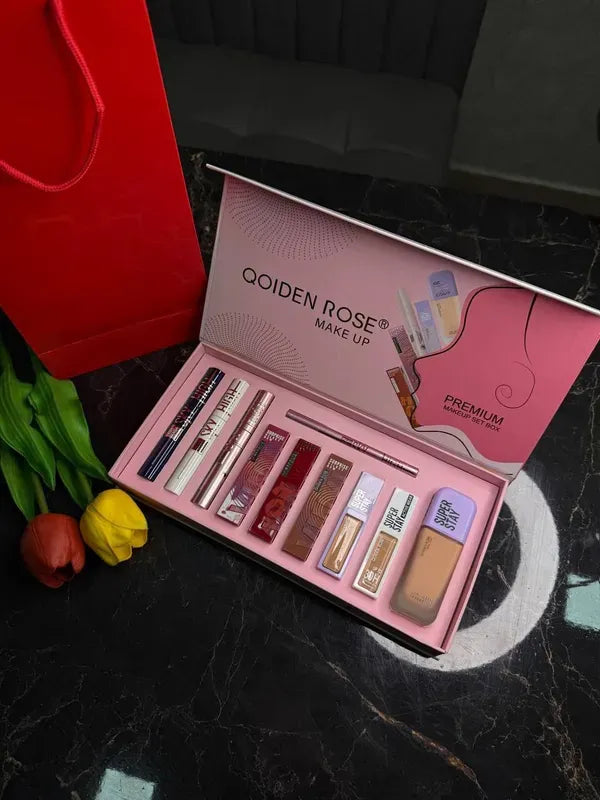 Qoiden Rose Premium Makeup Set