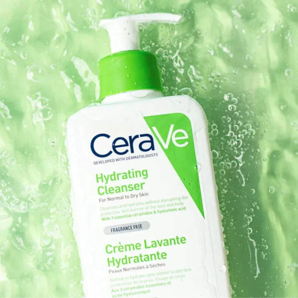 CeraVe Hydrating Cleanser – Gentle Face Wash for Normal to Dry Skin