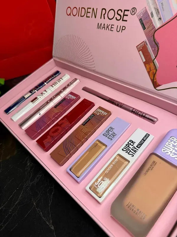 Qoiden Rose Premium Makeup Set