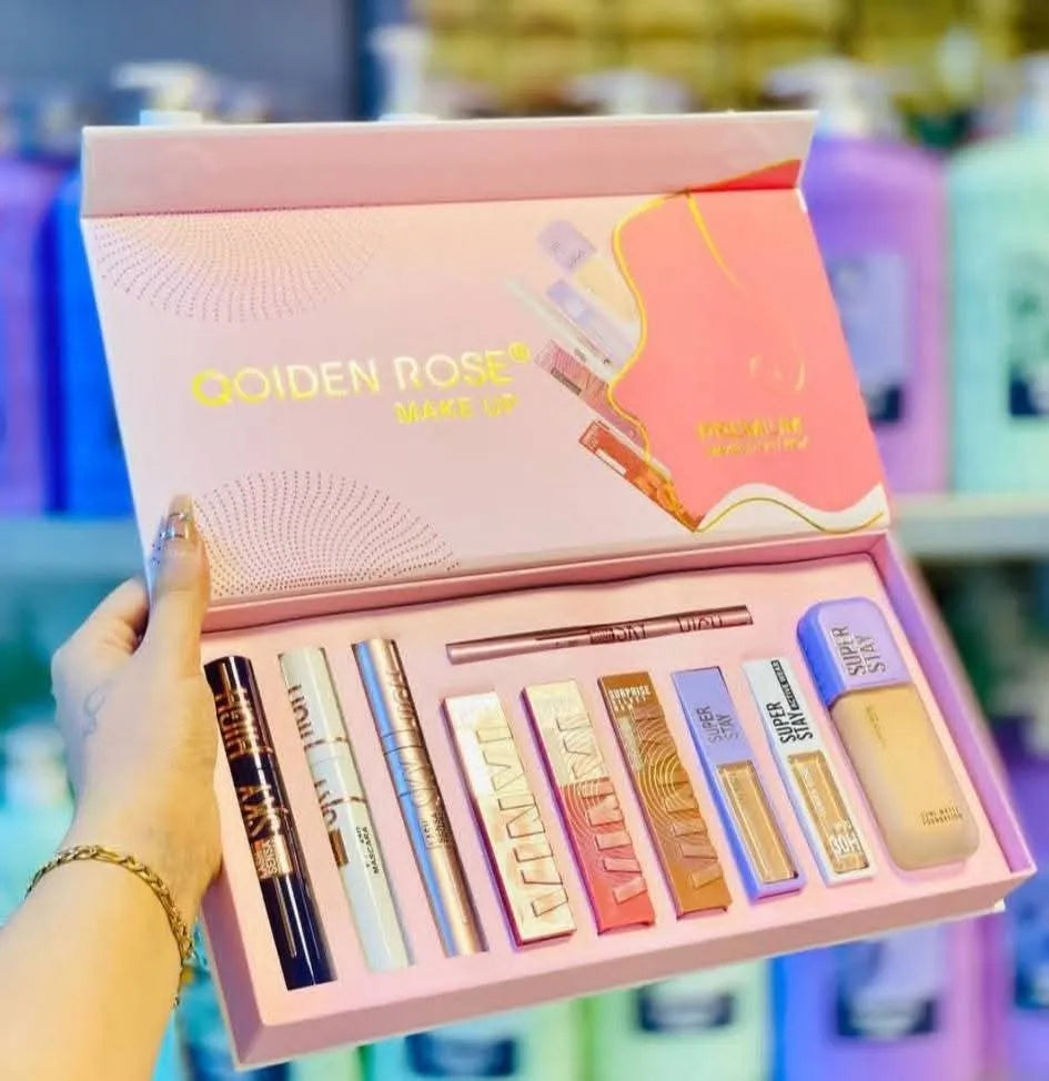 Qoiden Rose Premium Makeup Set